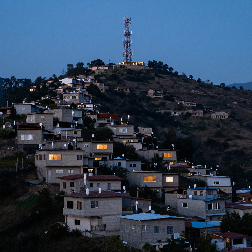 Torre de telecomunicaciones sobre viviendas del Valle de Toluca y la brecha digital